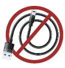 not sign and computer cord