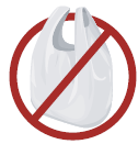 not sign and plastic shopping bag